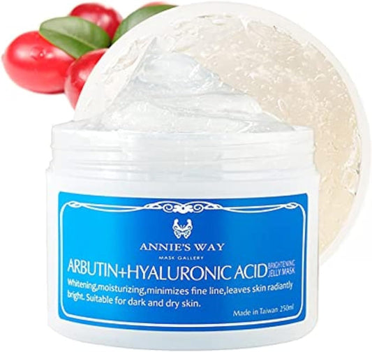 Annie's Way - Arbutin + Hyaluronic Acid Brightening Jelly Mask