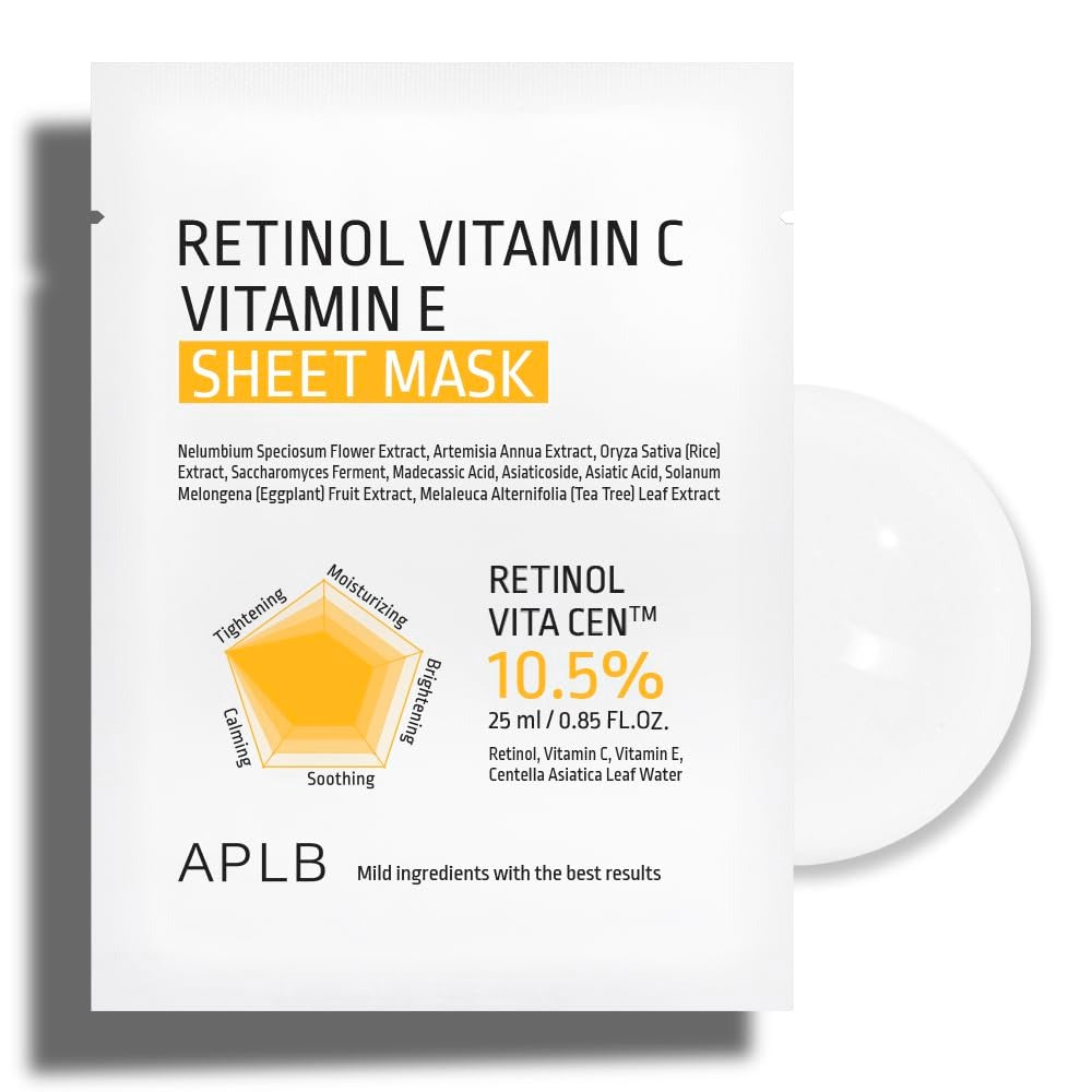 APLB - Retinol Vitamin C Vitamin E Sheet Mask