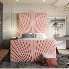 Mercury Upholstered Bed in multiple sizes