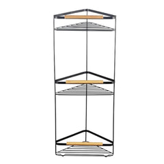 Magnus 3 Tier Corner Bathroom Rack 33.8X19.5X67Cm Black