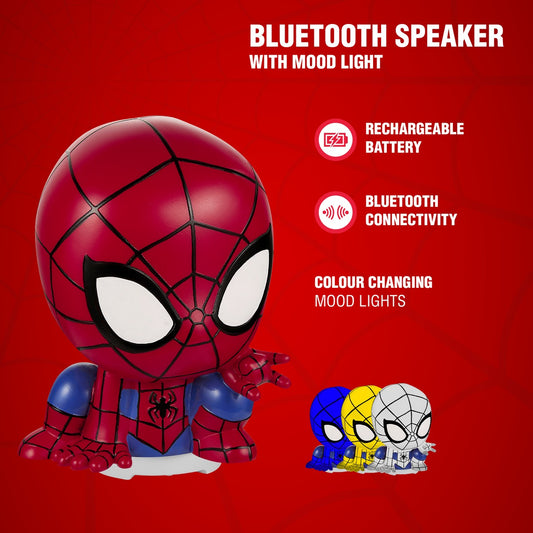 Volkano Spider-Man Soft Touch Light with Bluetooth Speaker