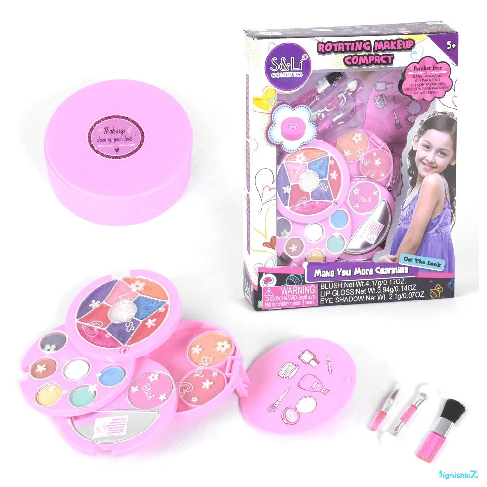 S&LI® My Beauty Makeup Compact - Make You More Charming - Paraben Free - 5+ Ages