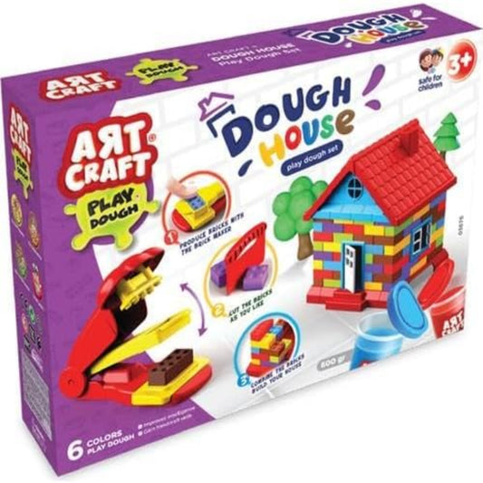 Art Craft Dough House Set – 600g, Multi-Colour