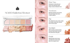 UNLEASHIA - Mood Shower Face Palette Highlighter Version - 2 Types