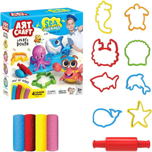 Dede Sea Animals Dough Set 200g – Play Dough Kit