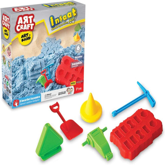 Art Craft 500g Build & Modeling Play Sand Set