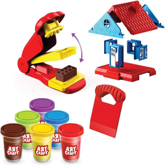 Art Craft Dough House Set – 600g, Multi-Colour