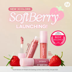 peripera - Ink Glasting Lip Gloss Soft Berry Edition - 3 Colors