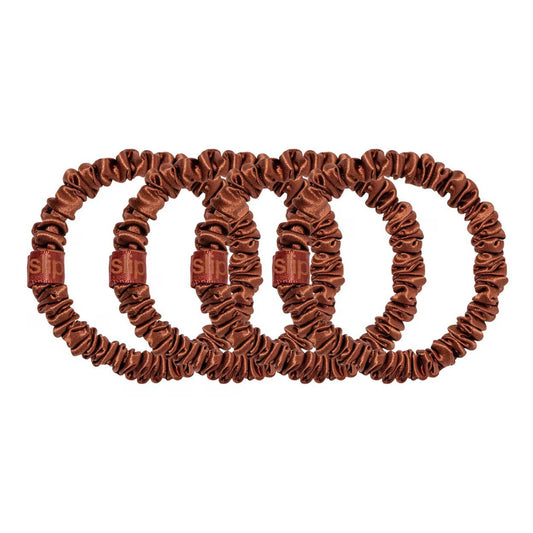 Slip Scrunchies Pure Silk Skinny set of 4