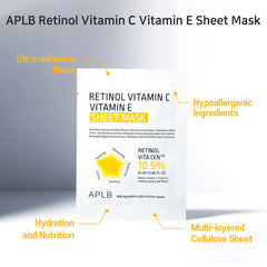 APLB - Retinol Vitamin C Vitamin E Sheet Mask