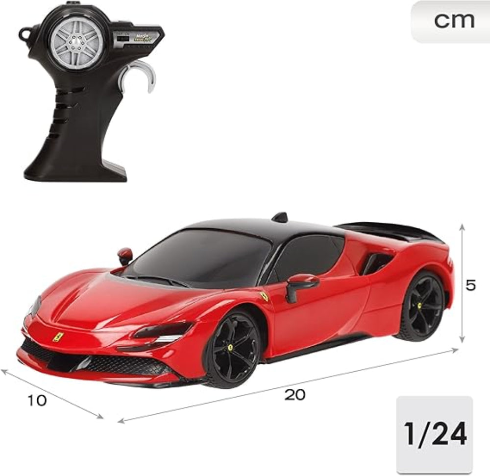Maisto RC 1:24 FERRARI SF90 STRADAIE - 2.4 GHZ (USB RECHARGEABLE)