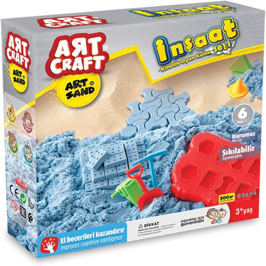 Art Craft 500g Build & Modeling Play Sand Set