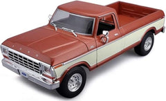 Maisto 1:20 1979 FORD F150 PICK-UP MET BROWN/CREAM