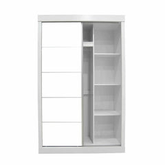 Supreme 2Door Compact Sliding Door Wardrobe W/Mirrors