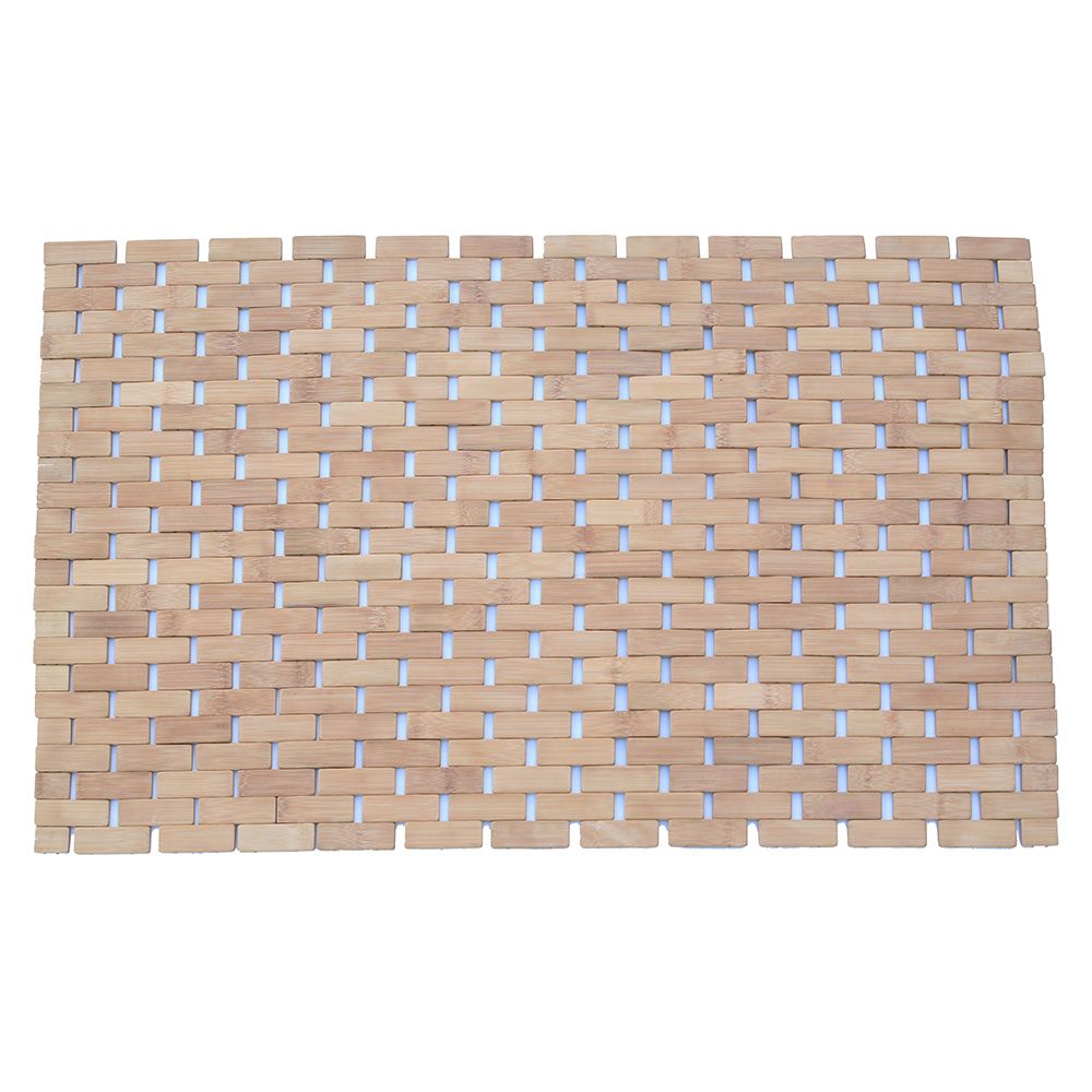Prism Bamboo Anti-Slip Bath Mat 50X80Cm