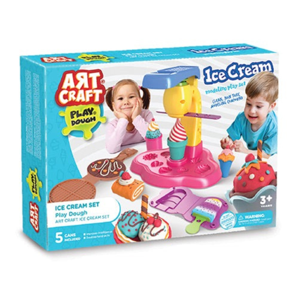 Art Craft Ice Cream Play Dough Set – 280g