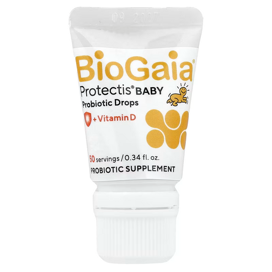 BioGaia Probiotics Drops With Vitamin D for Baby, Infants, Newborn and Kids Colic, Spit-Up, Constipation and Digestive Comfort, 1 Pediatrician Recommended Probiotic for Colic, 10 ML, 0.34 oz, 1 Pack