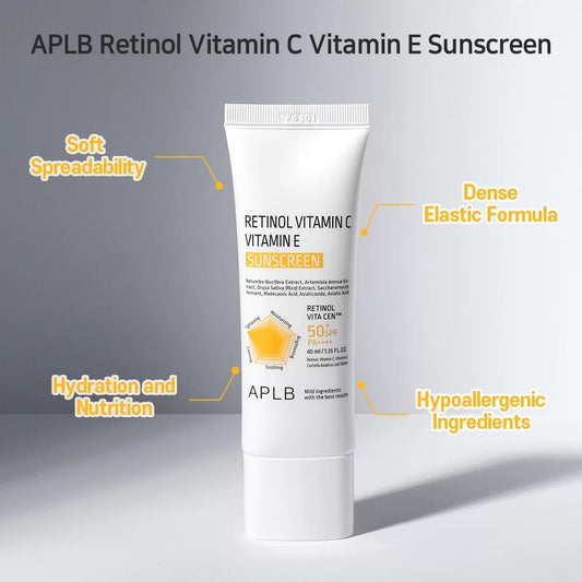 APLB - Retinol Vitamin C Vitamin E Sunscreen 40ml