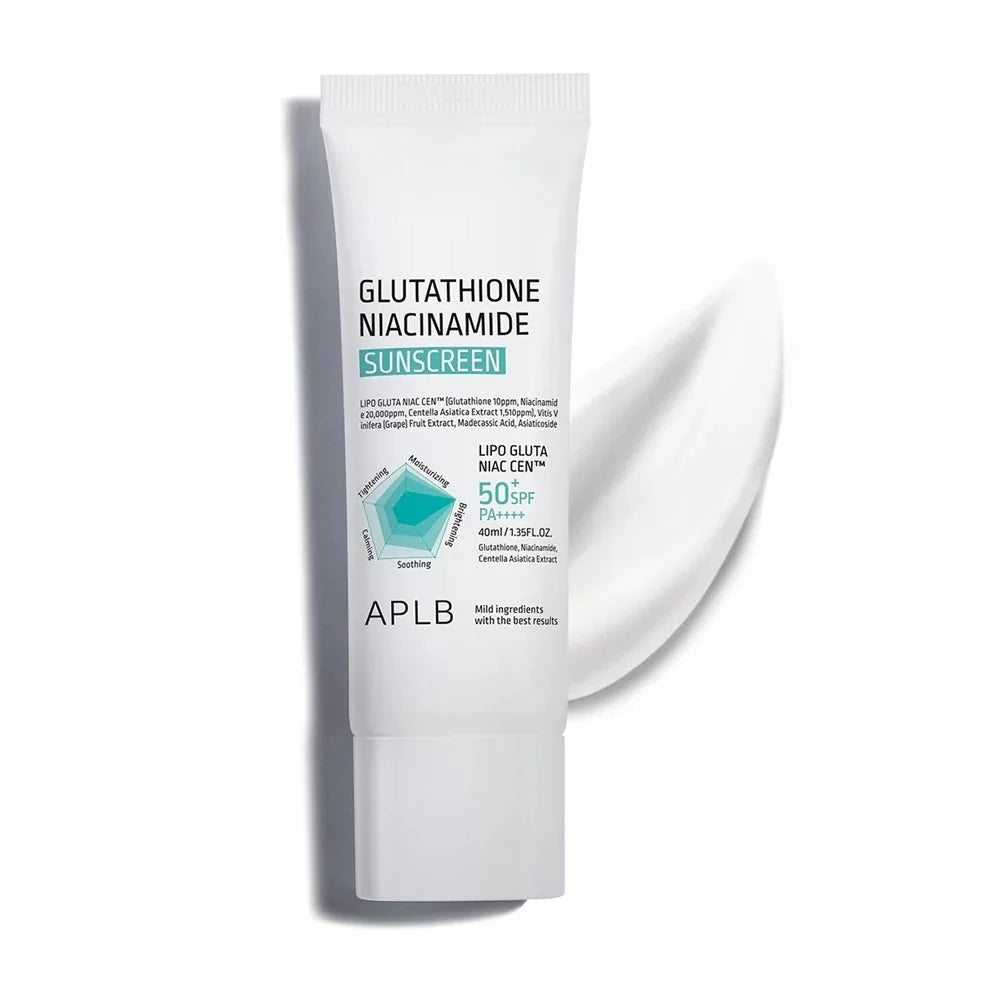 APLB – Glutathione Niacinamide Sunscreen (40 mL, SPF50+ PA++++)