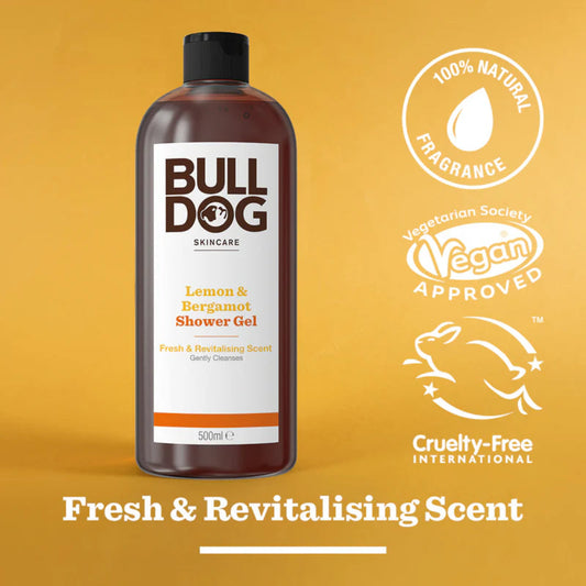 Bulldog Lemon & Bergamot Shower Gel 500ml