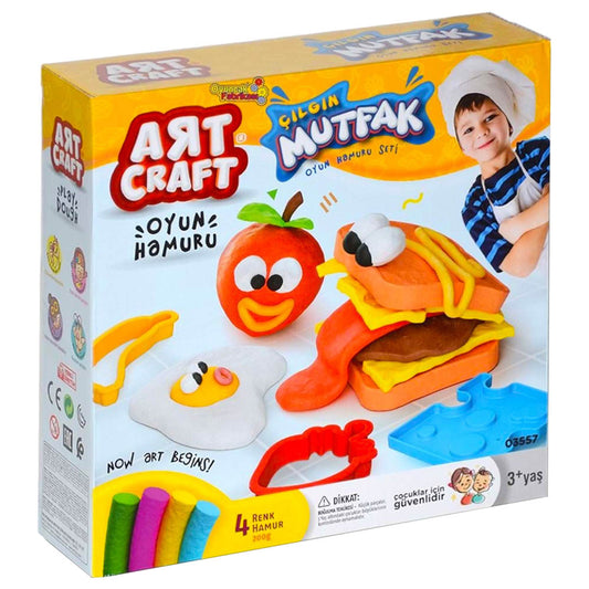 Art Craft Crazy Kitchen Dough Set - 12 Pieces