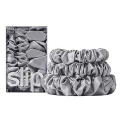 Slip Back to Basics Midi/Large Scrunchie - Silver
