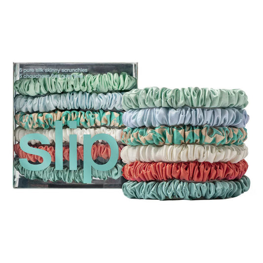 Slip Skinny Scrunchies - Seabreeze set of 6