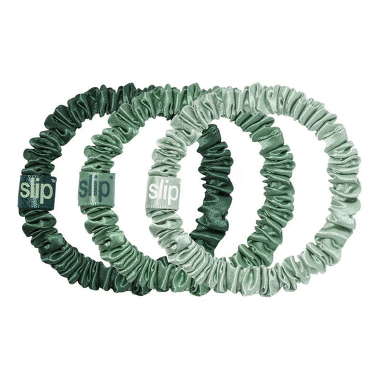 Slip Gentle Hair Elastics fresh green trio pack
