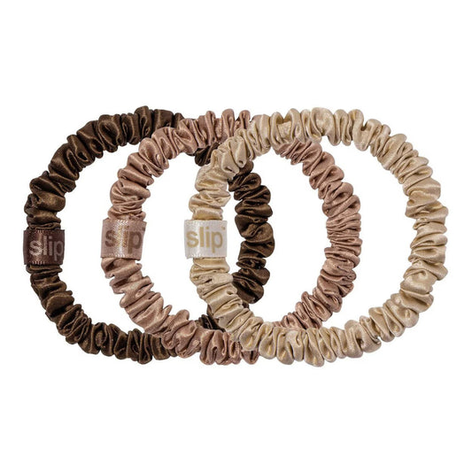 Slip Skinny Scrunchie Trio neutrals trio