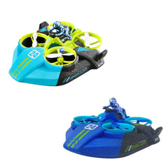 سيارة طائرة رباعية المحاور تعمل بالتحكم عن بعد، مناسبة للبحر والبر والجو، مصممة لعلوم وتكنولوجيا وهندسة ورياضيات (STEM).