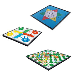 STEM 3-in-1 Folding Magnetic Board Game Set