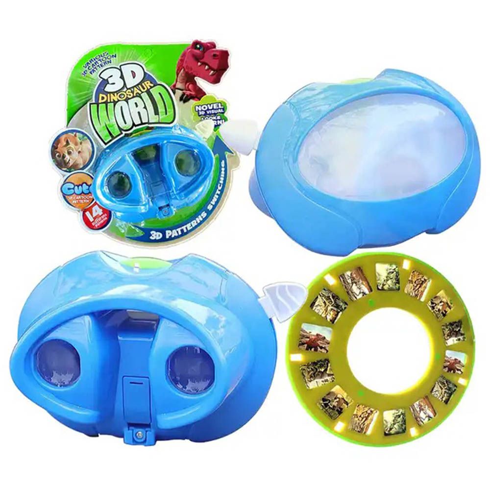 STEM 3D Elliptical Dinosaurs Viewing Machine - Explore 3D Dinosaurs World with 14 Different Patterns - Ages 3+