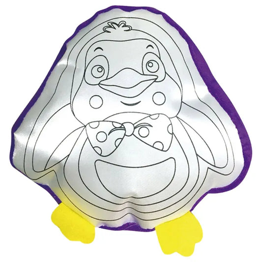 وسادة بطريق مرسومة من القماش (اصنعها بنفسك)