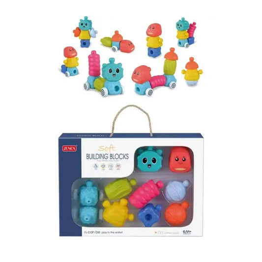Junca 10PCS Soft Building Blocks - Ages 6M+