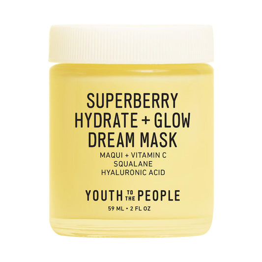 YOUTH TO THE PEOPLE Superberry Hydrate + Glow Dream Night Cream + Mask With Vitamin C 59ml