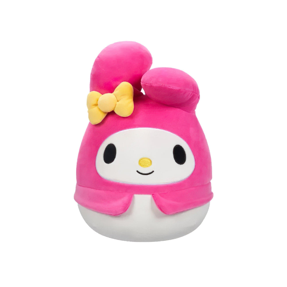 SQUISH Mallows Little Sanrio Core My Melody With Yellow Bow And Pink Suit Plush Toy 8 Inch
