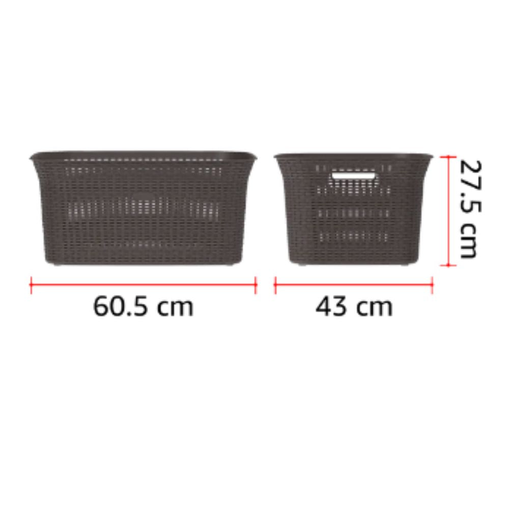 50L Cedarattan Laundry Basket