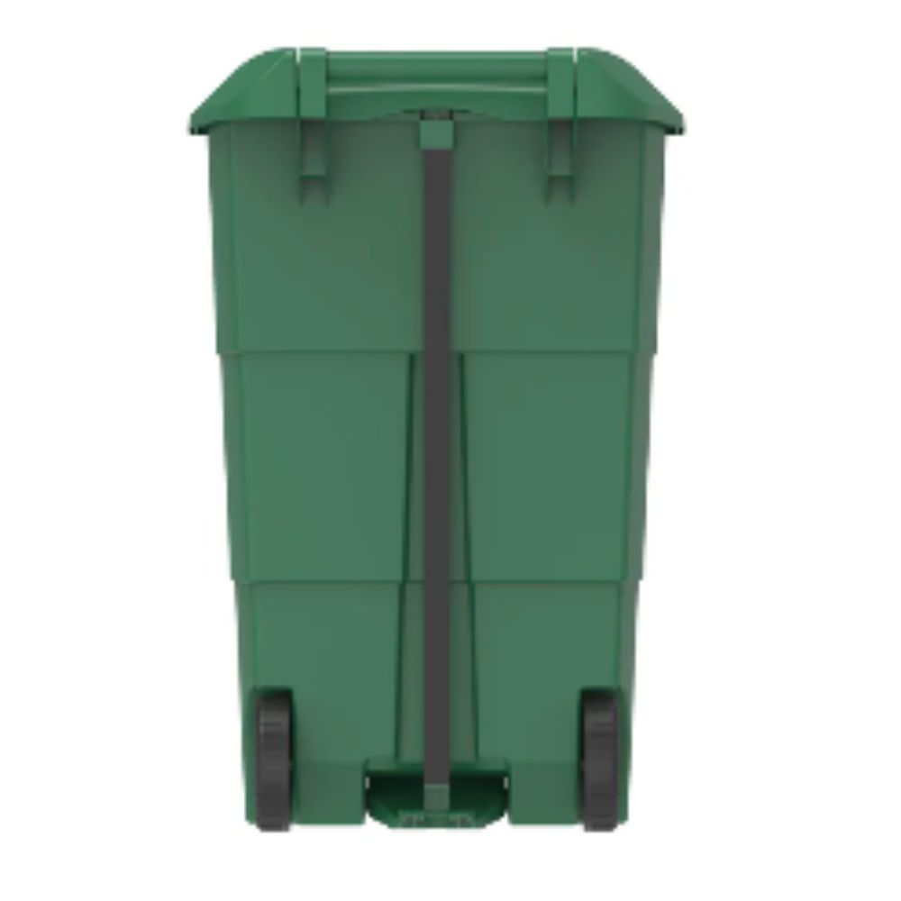 100L Step-on Waste Bin with Pedal & Wheels