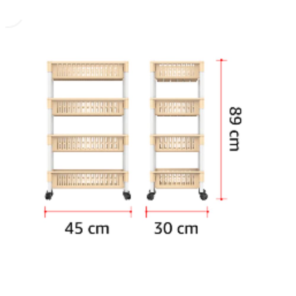 4 Tiers Vegetable Storage Rack