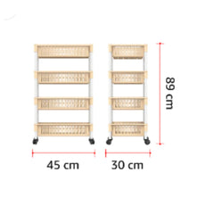 Cosmoplast Tiers Vegetable Storage Rack 4