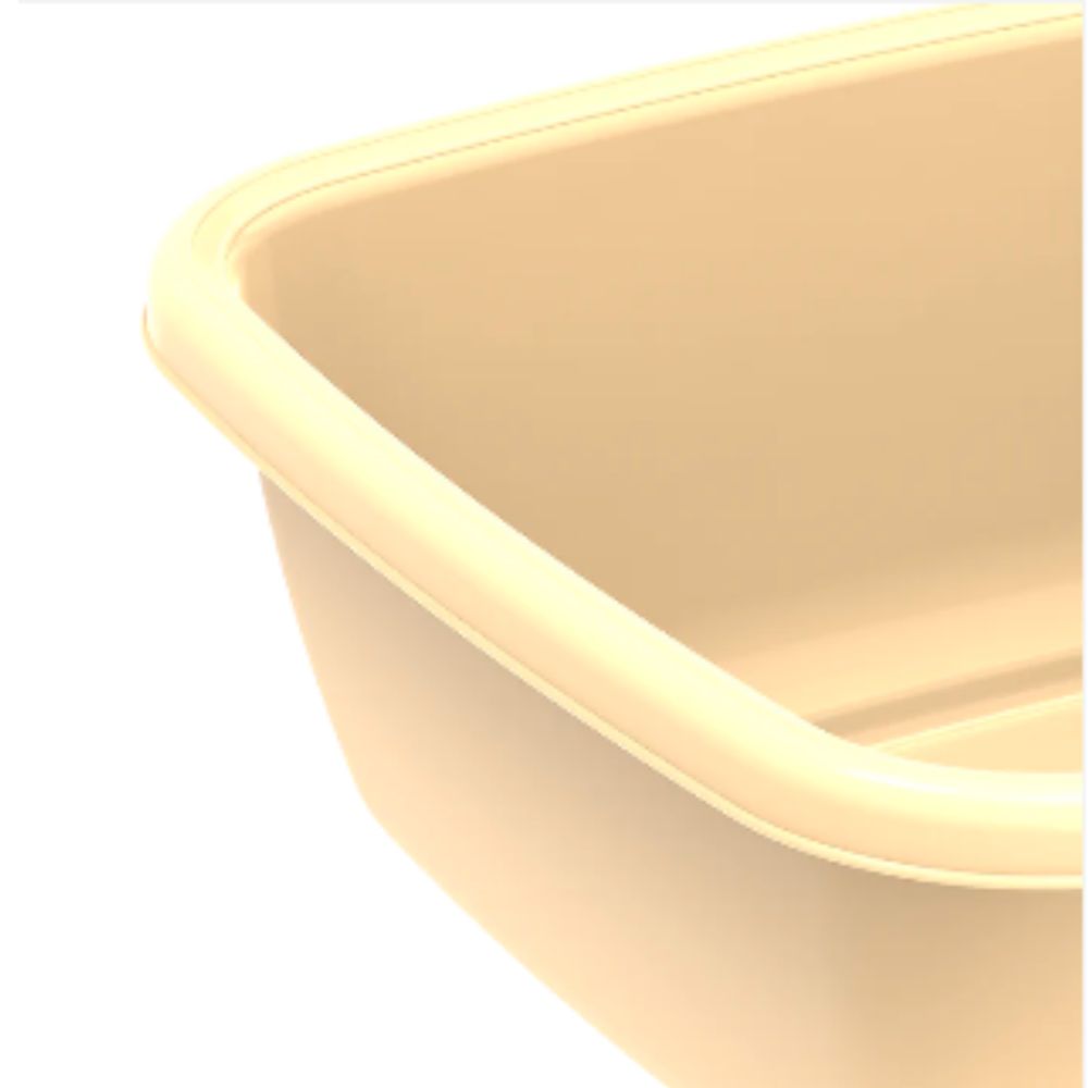 12L Square Plastic Basin Tub