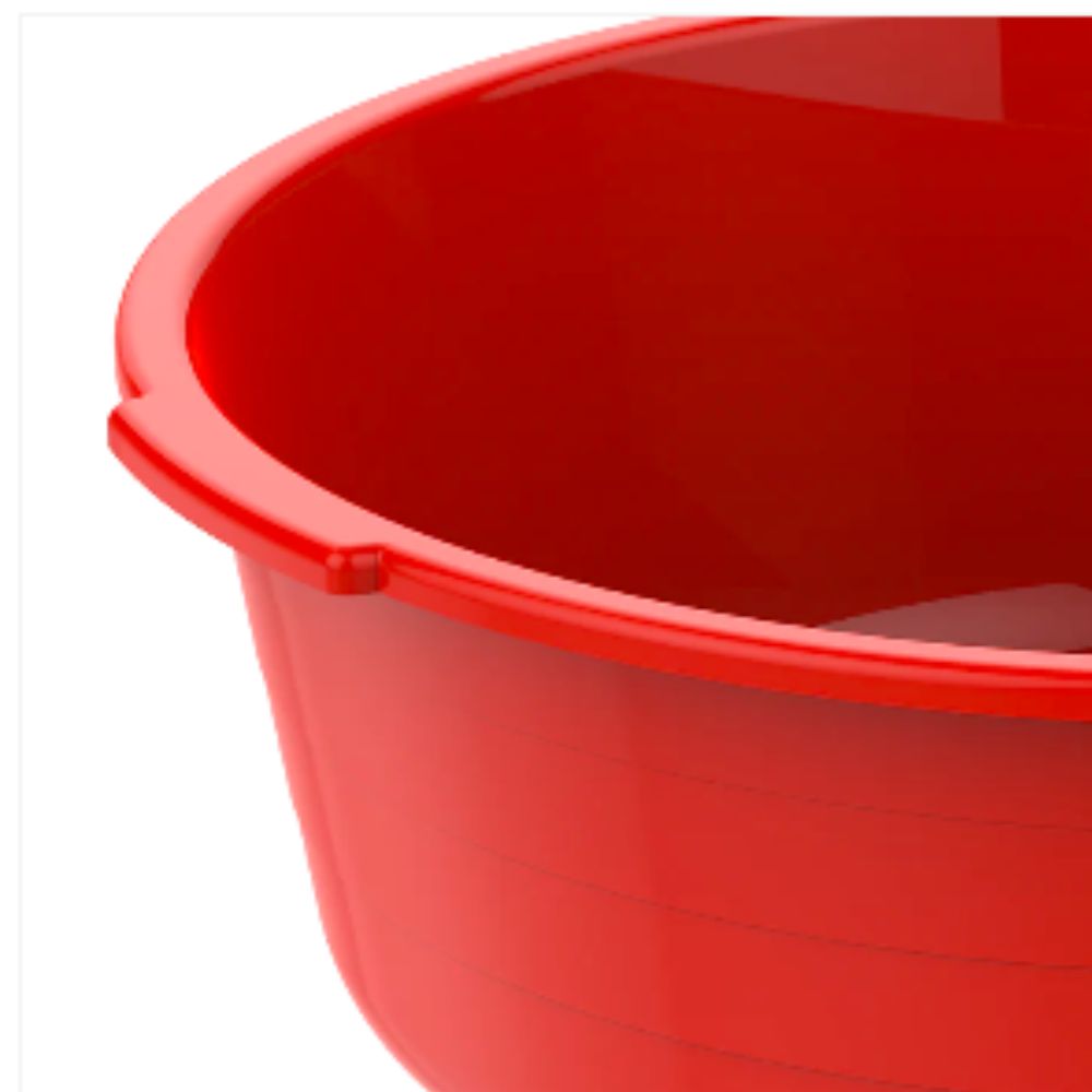 18" Round Plastic Basin Tub 22L