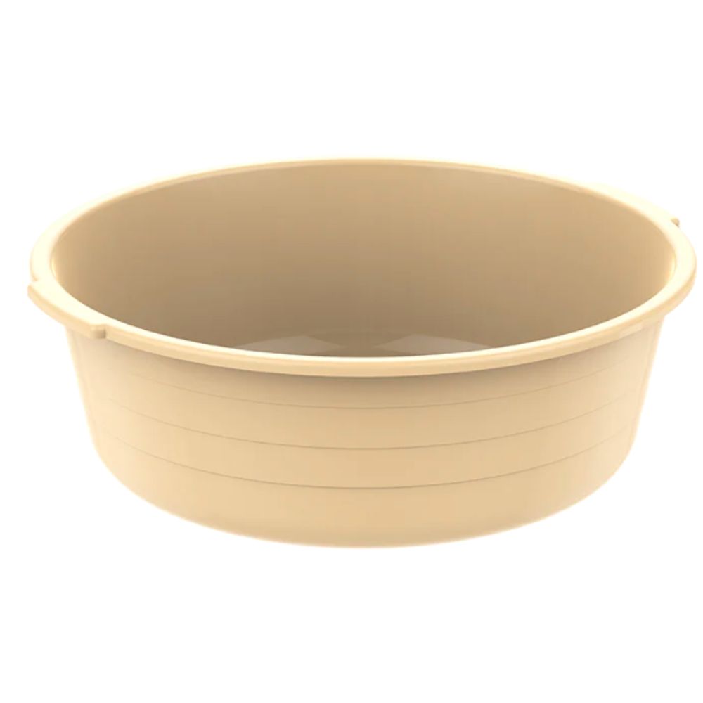 24" Round Plastic Basin Tub 34L