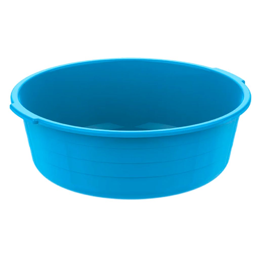 24" Round Plastic Basin Tub 34L