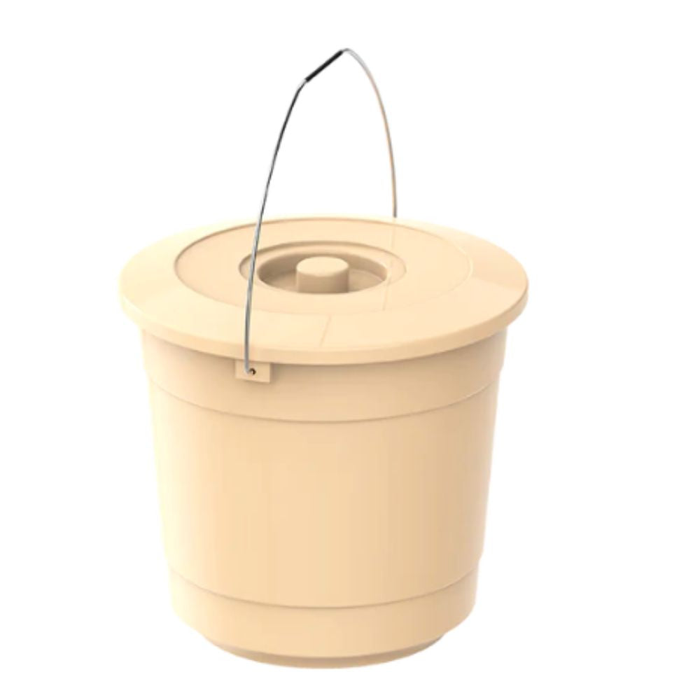 EX 15L Round Plastic Bucket with Steel Handle