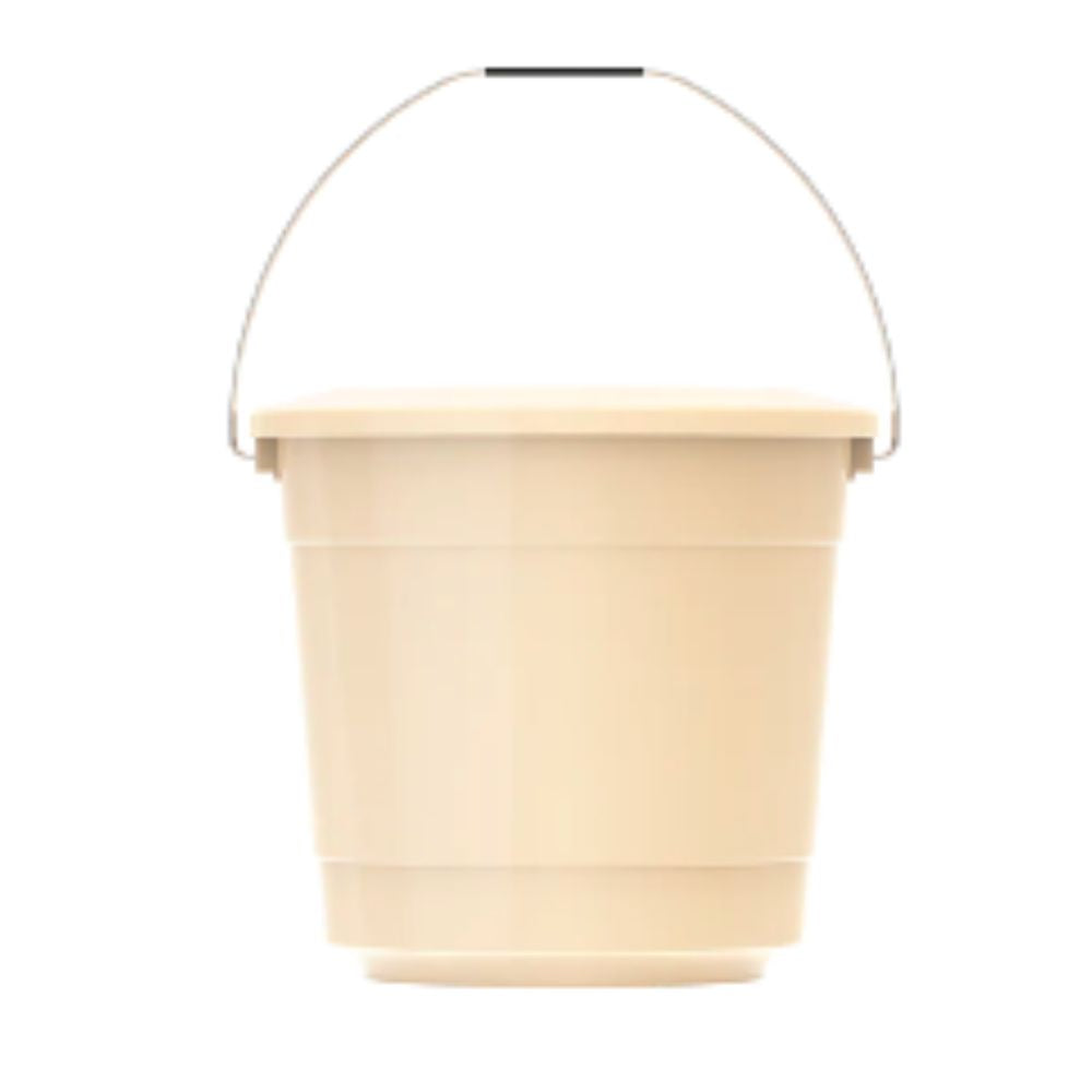 EX 15L Round Plastic Bucket with Steel Handle