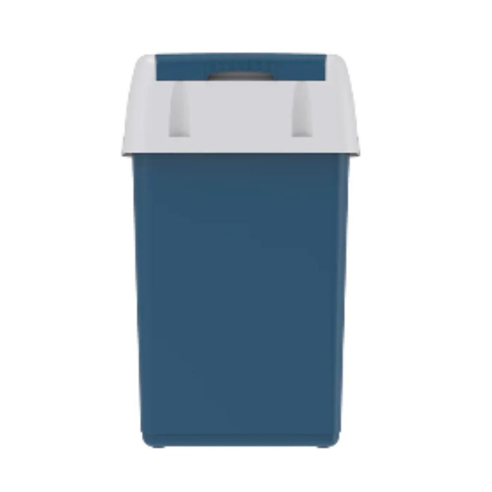 46L Flip-top Waste Bin with Swing Lid