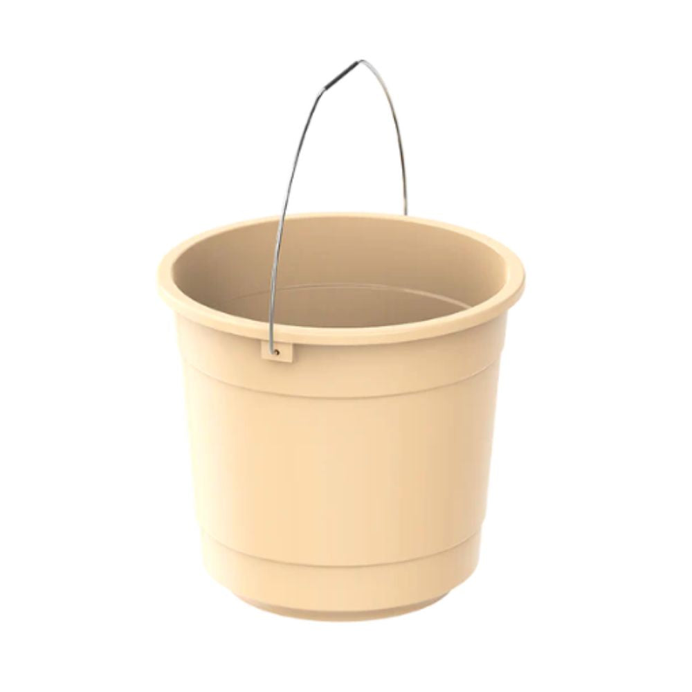 EX 10L Round Plastic Bucket with Steel Handle