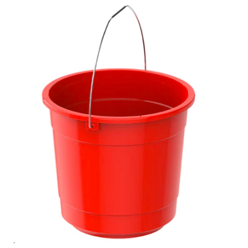 EX 10L Round Plastic Bucket with Steel Handle