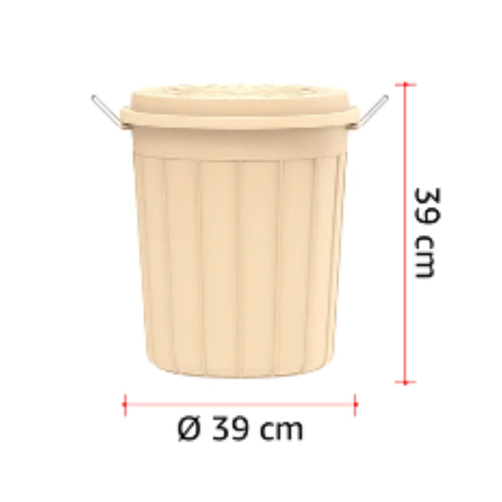 30L Round Plastic Drums with Lid